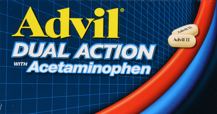 ADVIL DUAL ACTION W/ACETAMIN CPL 144CT