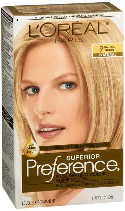 L'Oreal Paris Superior Preference Natural Blonde Permanent Hair Color 1ct