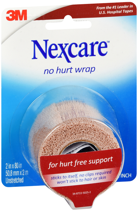 Nexcare No Hurt Wrap Tape 2 in x 80 in 1ct