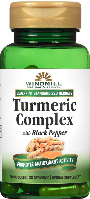 Windmill Turmeric Complex Black Pepper Capsules 60ct