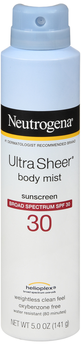 Neutrogena Ultra Sheer Lightweight SPF 30 Sunscreen Spray 5oz