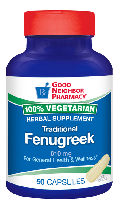 Good Neighbor Pharmacy Fenugreek 610mg Capsules 50ct