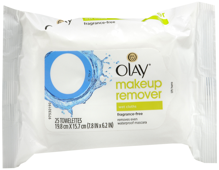 OLAY MAKEUP REMOVER WET CLOTHS F/F 25CT