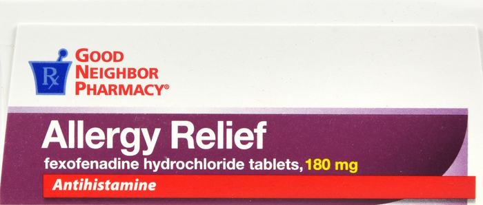 Good Neighbor Pharmacy Allergy Relief 24 Hour Antihistamine 180mg Tablets 30ct