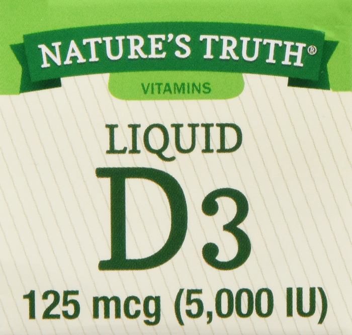 VITAMIN D3 5000IU LIQUID 2OZ NAT TRUTH