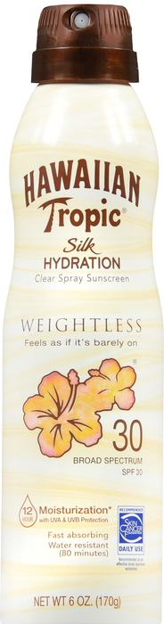 HAWAIIAN TROPC SLK HYDR SPF30 C SPRY 6OZ