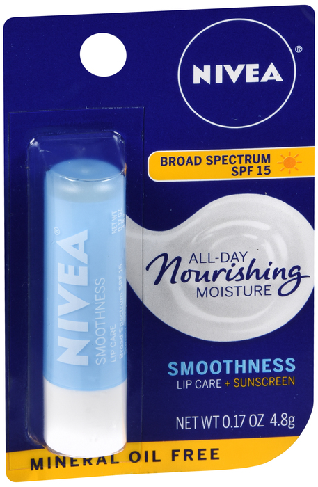 NIVEA LIP CARE KISS SMTH SPF15 6X0.17OZ