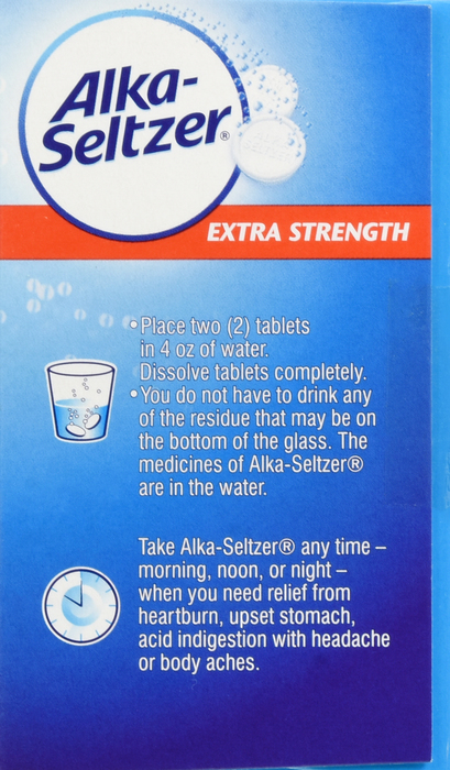 Alka-Seltzer Extra Strength Effervescent Tablets 24ct