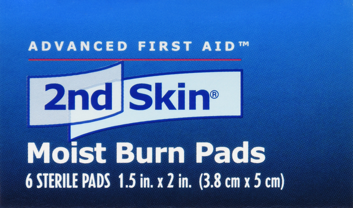 2ND SKIN MOIST BURN PADS SMALL 1.5" X 2" 6CT