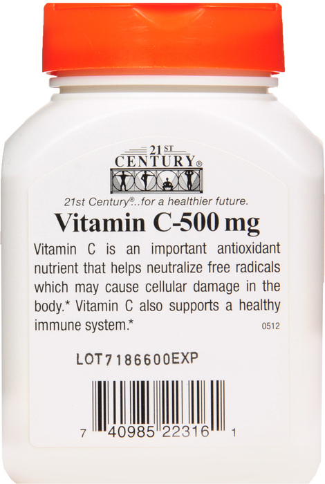 21st Century Vitamin C 500mg Tablets 110ct