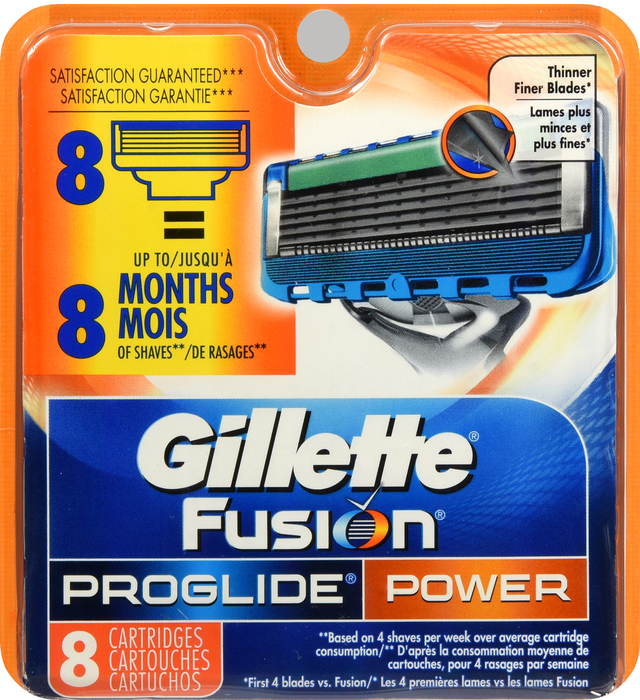 Gill Fusion5 ProGlide Power Cartridge 8ct