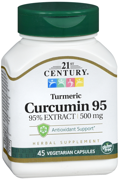 21st Century Curcumin 95 500mg Capsules 45ct