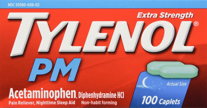 Tylenol PM Extra Strength 500mg Caplets 100ct