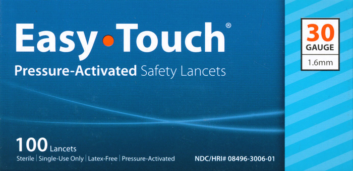 Easy Touch Lancets Pressure Activated 30G 100ct