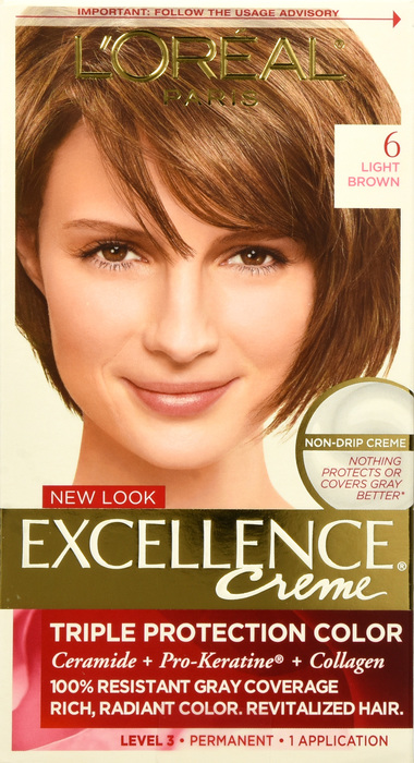 L'Oreal Paris Excellence Creme Light Brown Permanent Hair Color 1ct