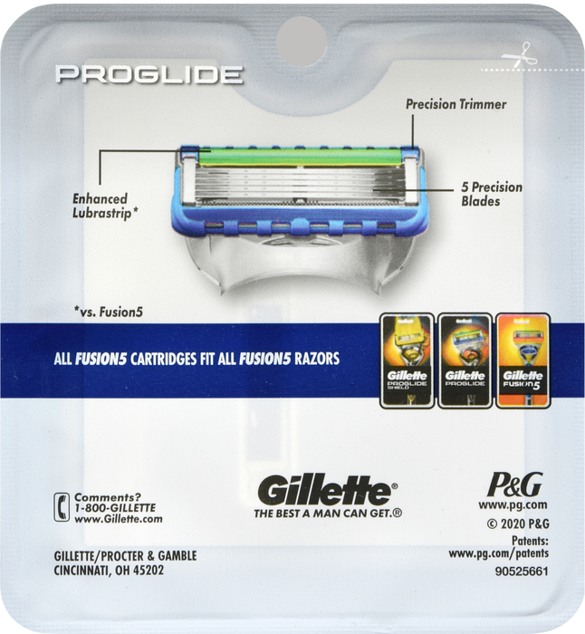 Gill Fusion5 ProGlide Power Cartridge 4ct