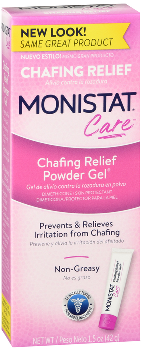 Monistat Complete Care Chafing Relief Powder Gel 1.5oz