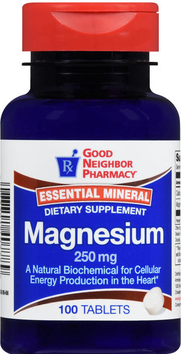 Good Neighbor Pharmacy Magnesium 250mg Tablets 100ct