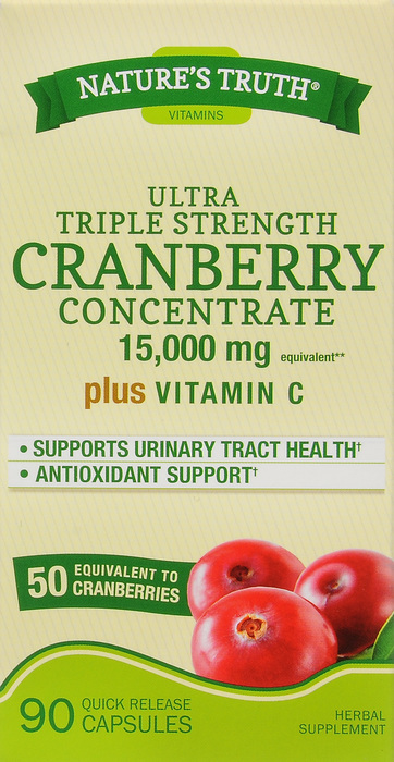 CRANBERRY 15000MG CAPS 90CT NAT TRUTH