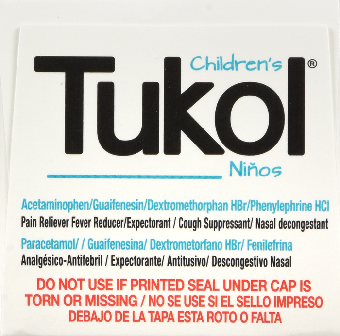 TUKOL CHILD CLD & FEV RELIEF LIQ BRY 4OZ