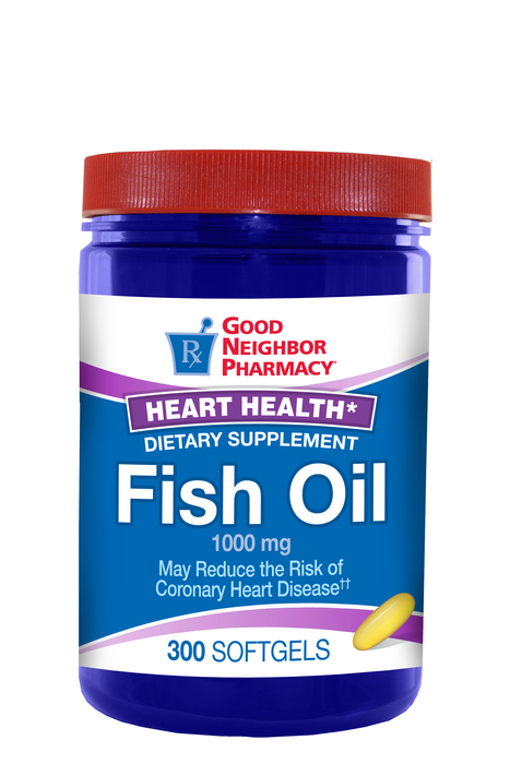 Good Neighbor Pharmacy Fish Oil 1000mg Softgels 300ct