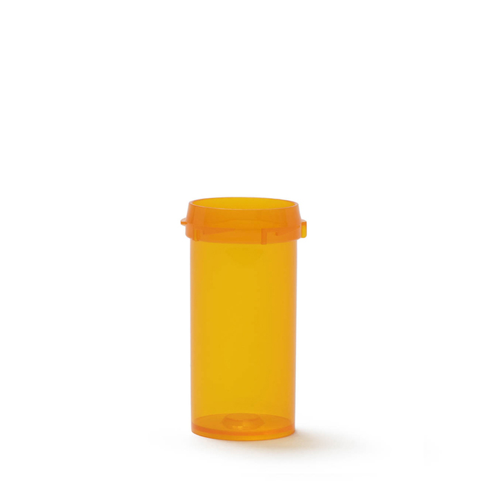 Berry Friendly & Safe Amber Plastic Vial VL13 325x13DR