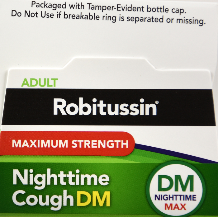 ROBITUSSIN DM MAX STR NIGHTTIME CGH 8OZ