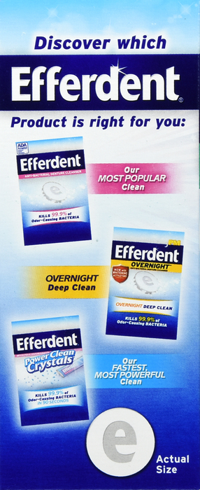 Efferdent Plus Mint Tablets 90ct