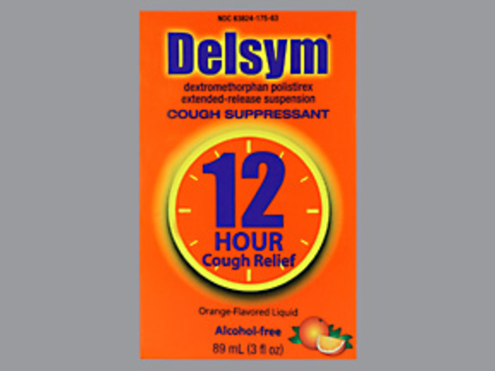 Delsym 12 Hour Cough Relief Orange Flavored Liquid 3oz