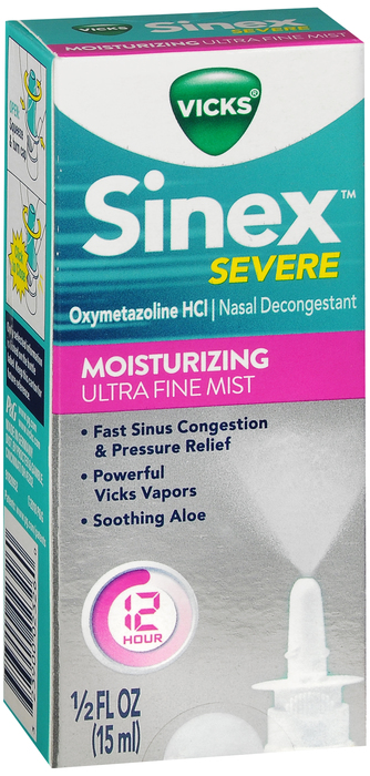 Vicks Sinex Moist 12HR Ultra Fine Spray 0.5oz