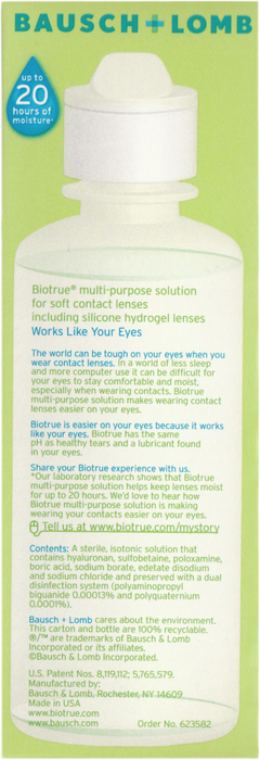 Bausch + Lomb Biotrue Multi-Purpose Solution 4oz