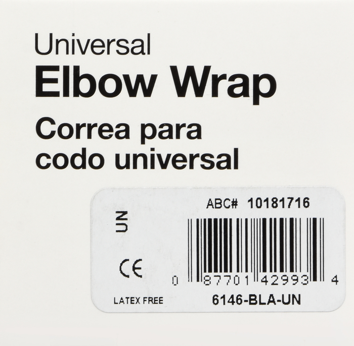 Good Neighbor Pharmacy Universal Elbow Wrap Black 1ct