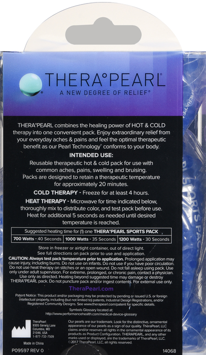 TheraPearl Reusable Hot & Cold Sports Pack 1ct