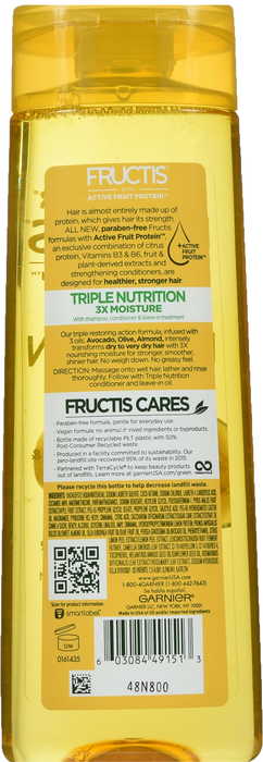 Garnier Fructis Triple Nutrition Shampoo 12.5oz