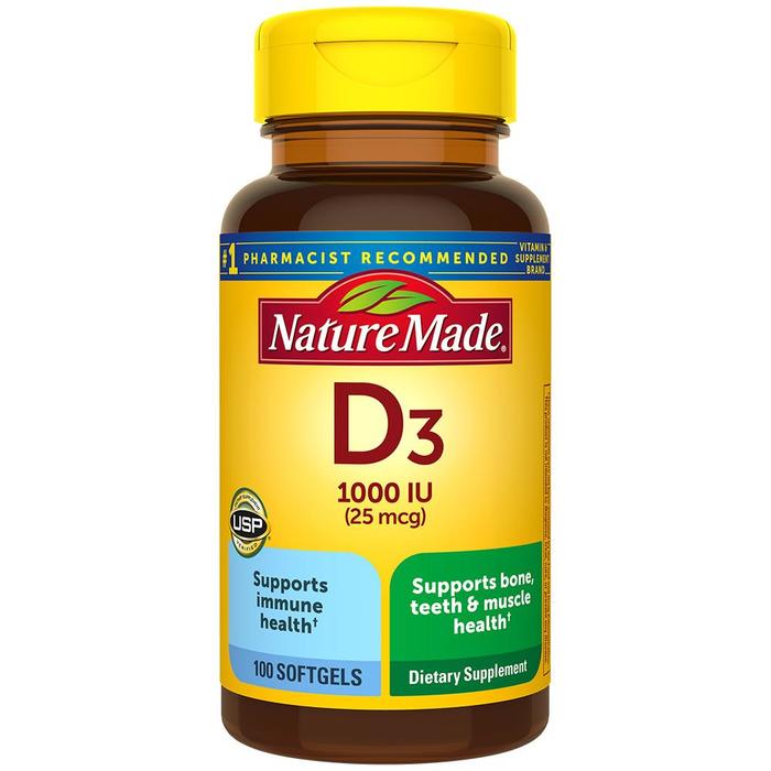 Nature Made Vitamin D3 10000IU Softgels 60