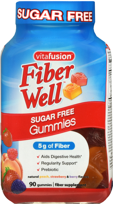 Vitafusion Fiber Well Vitamins Gummies 90ct