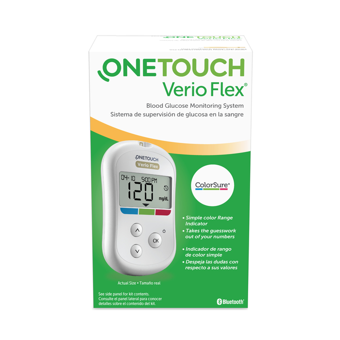 OneTouch Verio Flex Meter Blood Glucose Meter 1ct