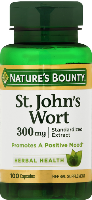 ST JOHNS WORT CAPSULE 100CT NAT BOUNTY