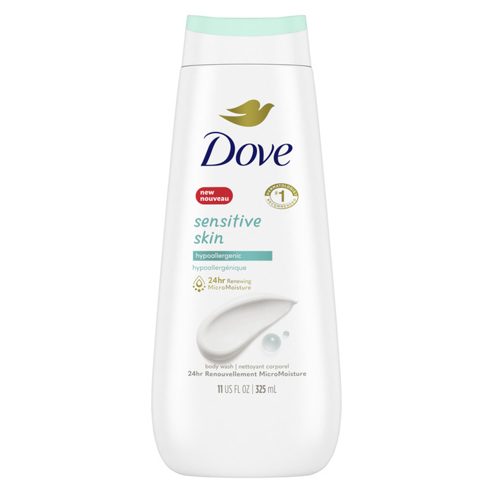 DOVE SENSITIVE SKIN HYPOALLRGNC WSH 11OZ