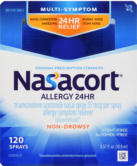 Nasacort Allergy 24HR, Non-Drowsy 120 Sprays