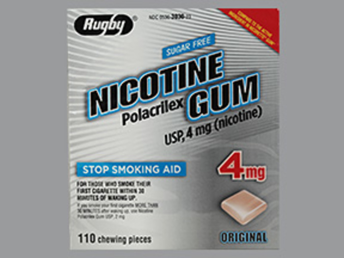 NICOTINE GUM 4MG 110CT WATSON