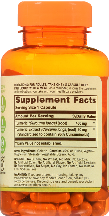 TURMERIC CURCUM 500MG CAPS 90CT SUNDWN