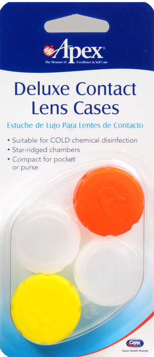 Deluxe Contact Lens Case 71021Pkg 2 Piece