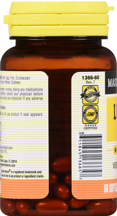 LUTEIN 6 MG SOFTGEL 60CT MASON