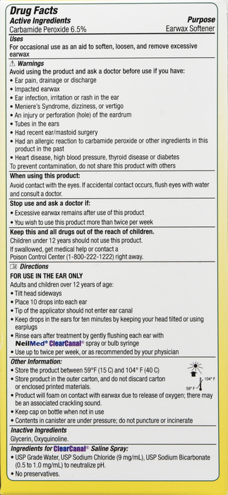 NEILMED CLEARCANAL COMP EAR WAX KIT