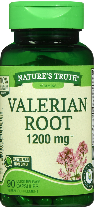 VALERIAN ROOT 1200MG CAPS 90CT NAT TRUTH