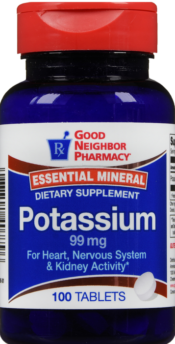 Good Neighbor Pharmacy Potassium 99mg Tablets 100ct