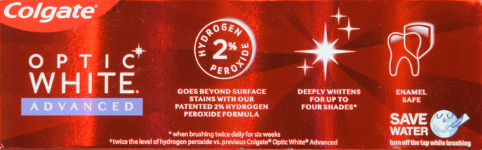 Colgate Optic White Advanced Teeth Whitening Toothpaste, Icy Fresh 3.2oz