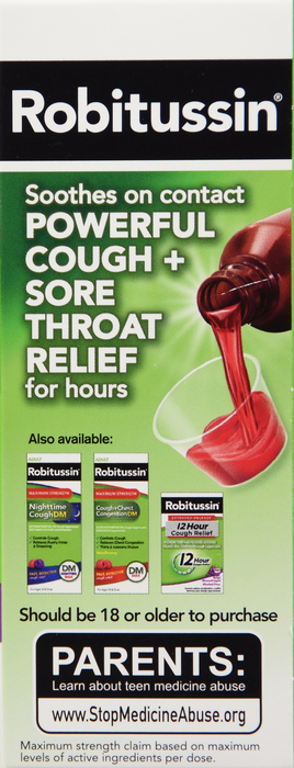 ROBITUSSIN SEVERE COUGH/SORE THR LIQ 4OZ