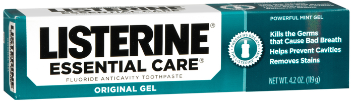 LISTERINE ESSENTIAL GEL MINT 4.2OZ